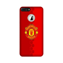 Manchester United Mobile Back Case for iPhone 7 Plus logo cut  (Design - 157)