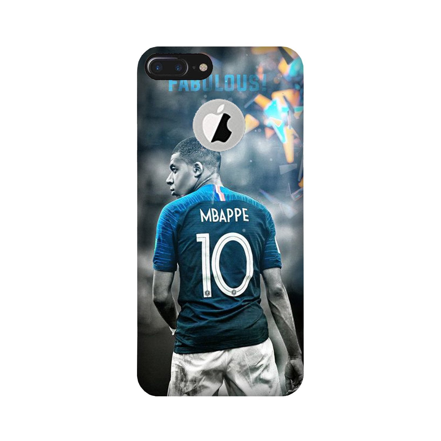 Mbappe Case for iPhone 7 Plus logo cut(Design - 170)