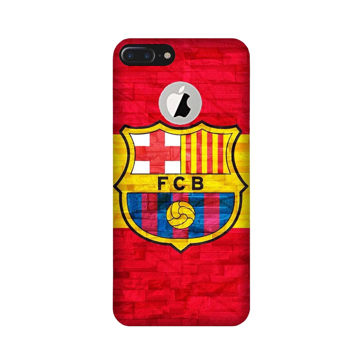 FCB Football Case for iPhone 7 Plus logo cut  (Design - 174)