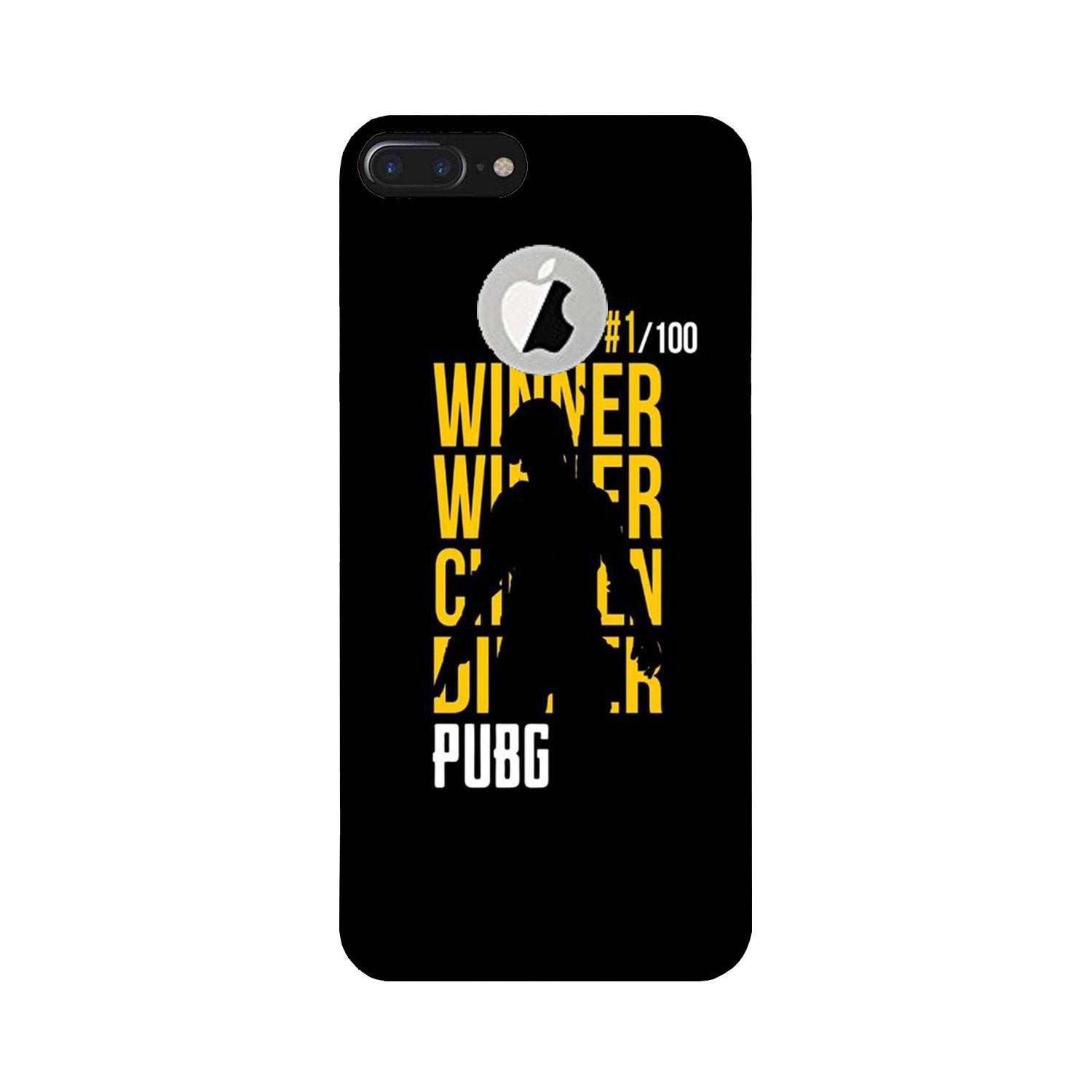 Pubg Winner Winner Case for iPhone 7 Plus logo cut(Design - 177)