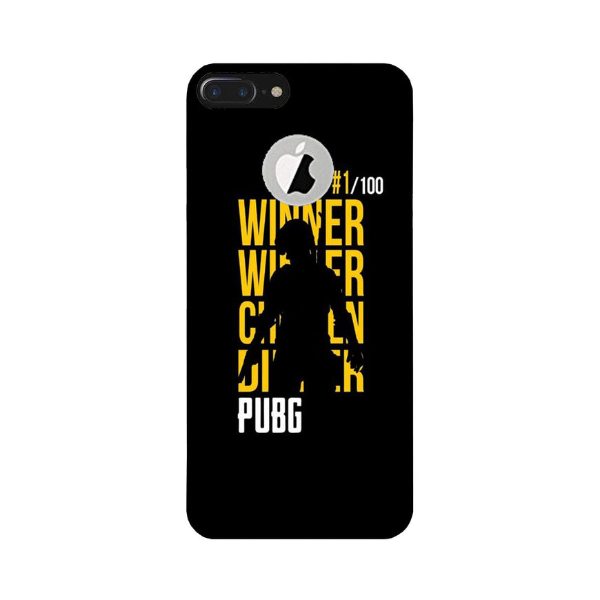 Pubg Winner Winner Case for iPhone 7 Plus logo cut  (Design - 177)
