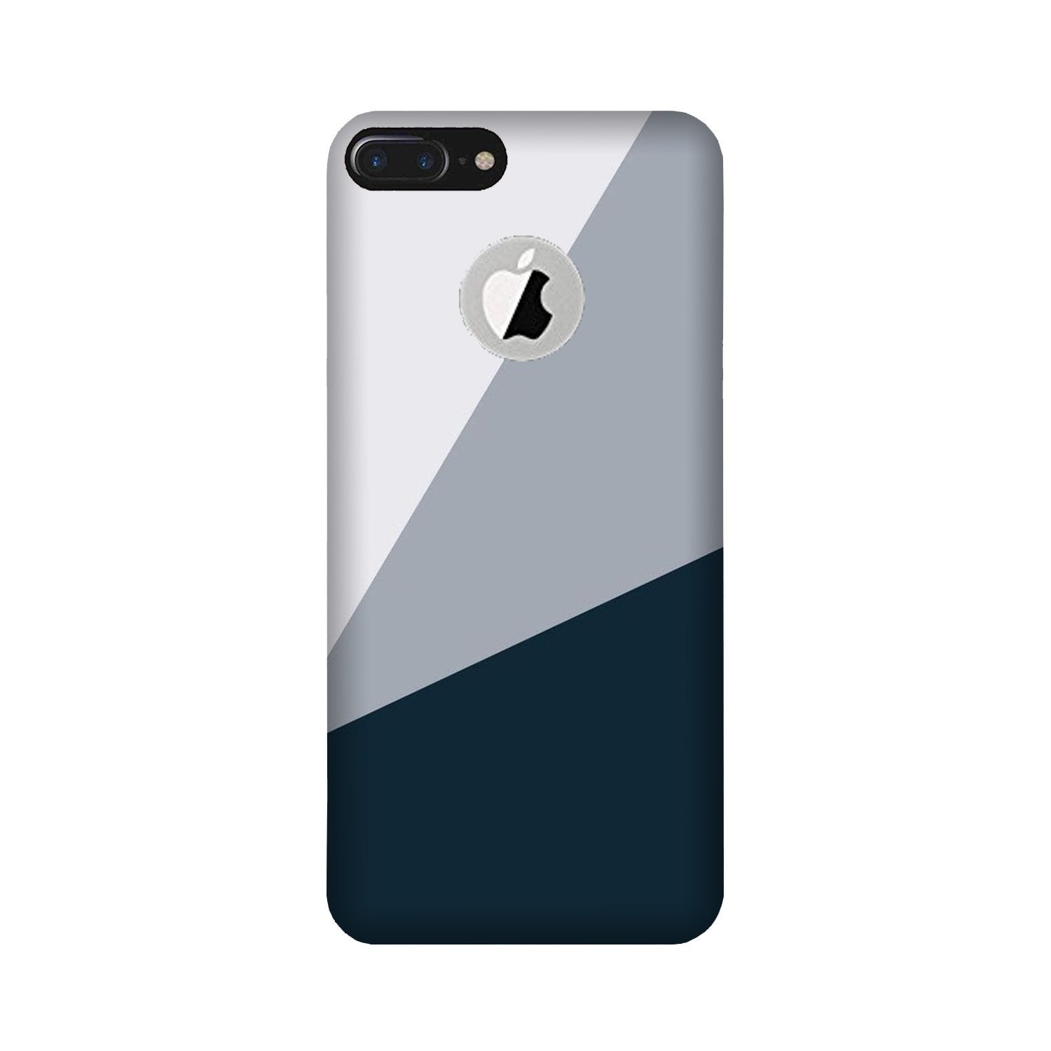 Blue Shade Case for iPhone 7 Plus logo cut (Design - 182)