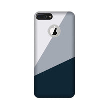 Blue Shade Mobile Back Case for iPhone 7 Plus logo cut (Design - 182)