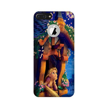 Cute Girl Mobile Back Case for iPhone 7 Plus logo cut (Design - 198)