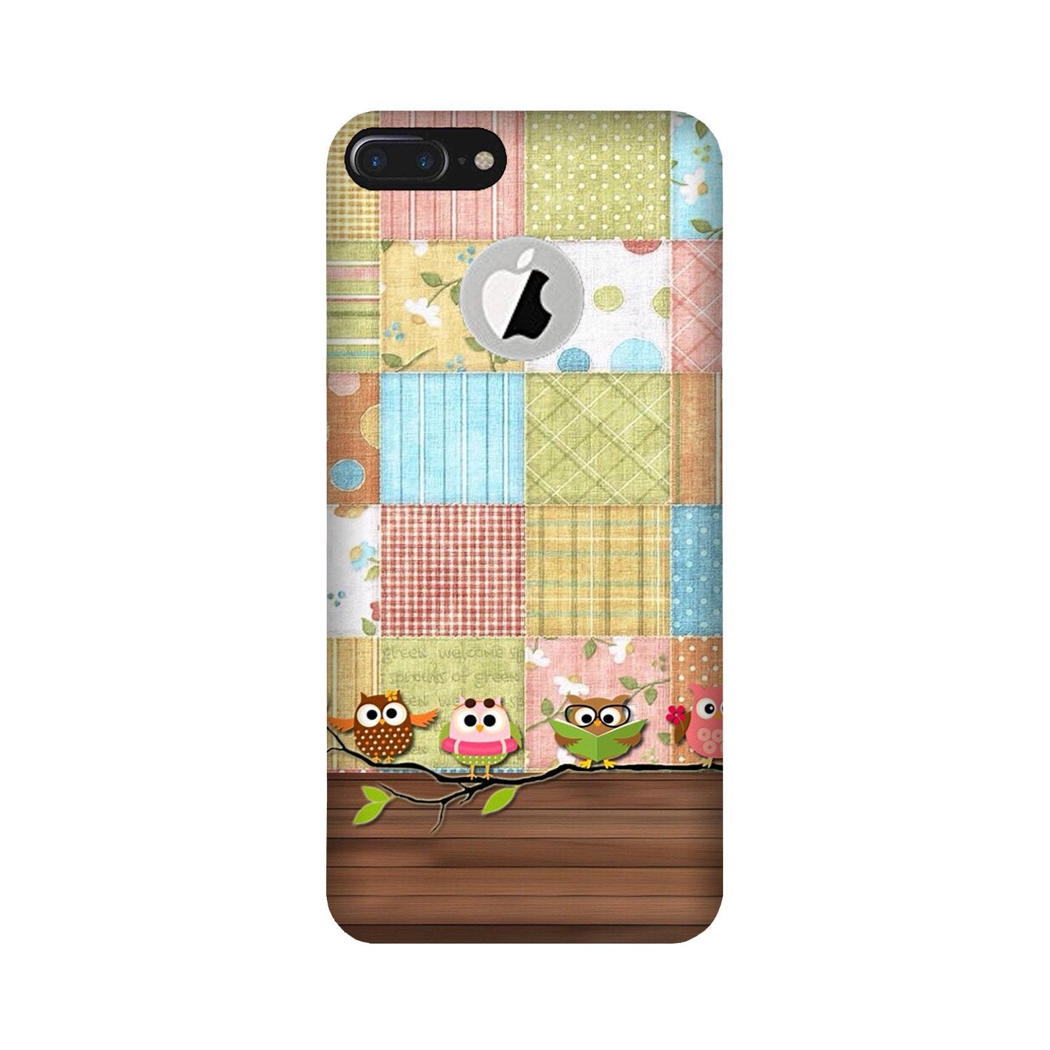 Owls Case for iPhone 7 Plus logo cut (Design - 202)