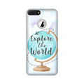 Explore the World Case for iPhone 7 Plus logo cut (Design No. 207)
