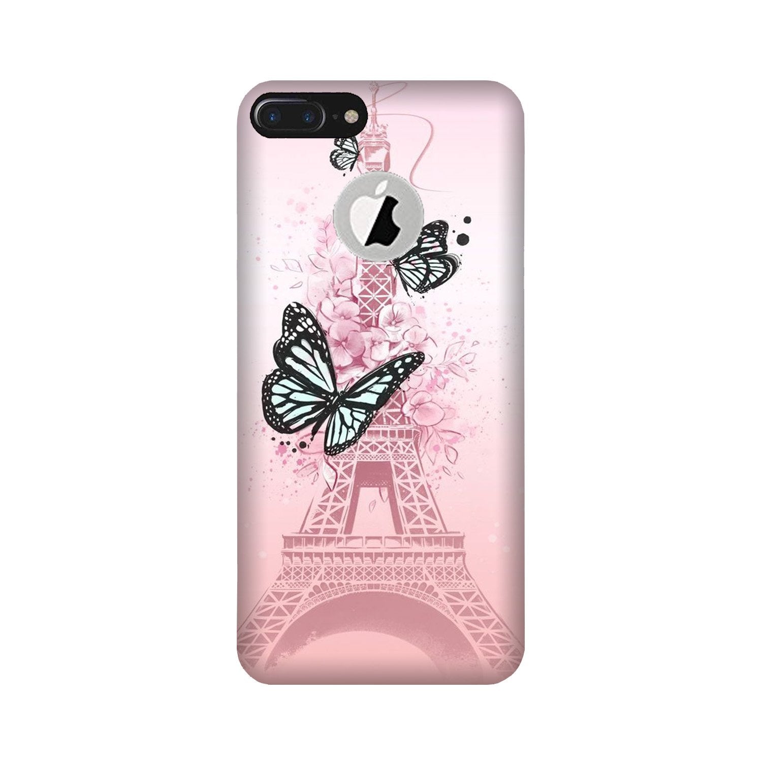 Eiffel Tower Case for iPhone 7 Plus logo cut (Design No. 211)