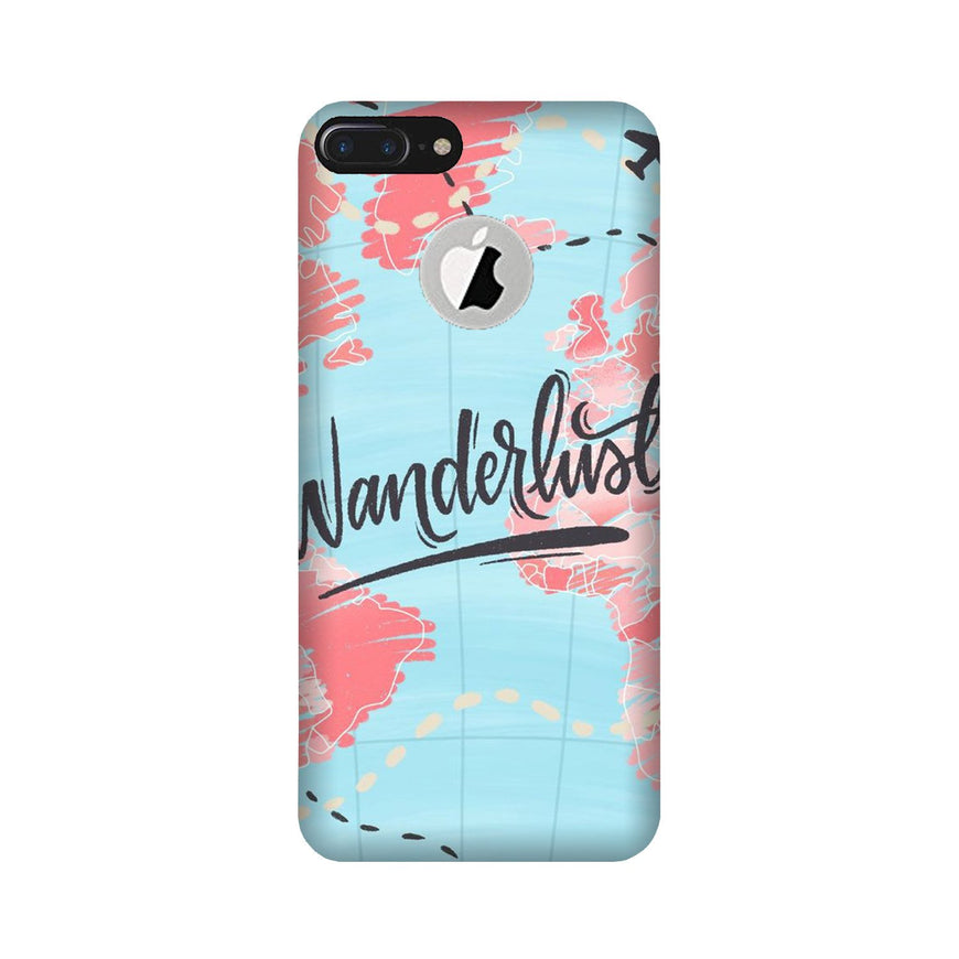 Wonderlust Travel Case for iPhone 7 Plus logo cut (Design No. 223)