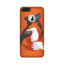 Wolf  Mobile Back Case for iPhone 7 Plus logo cut (Design - 224)