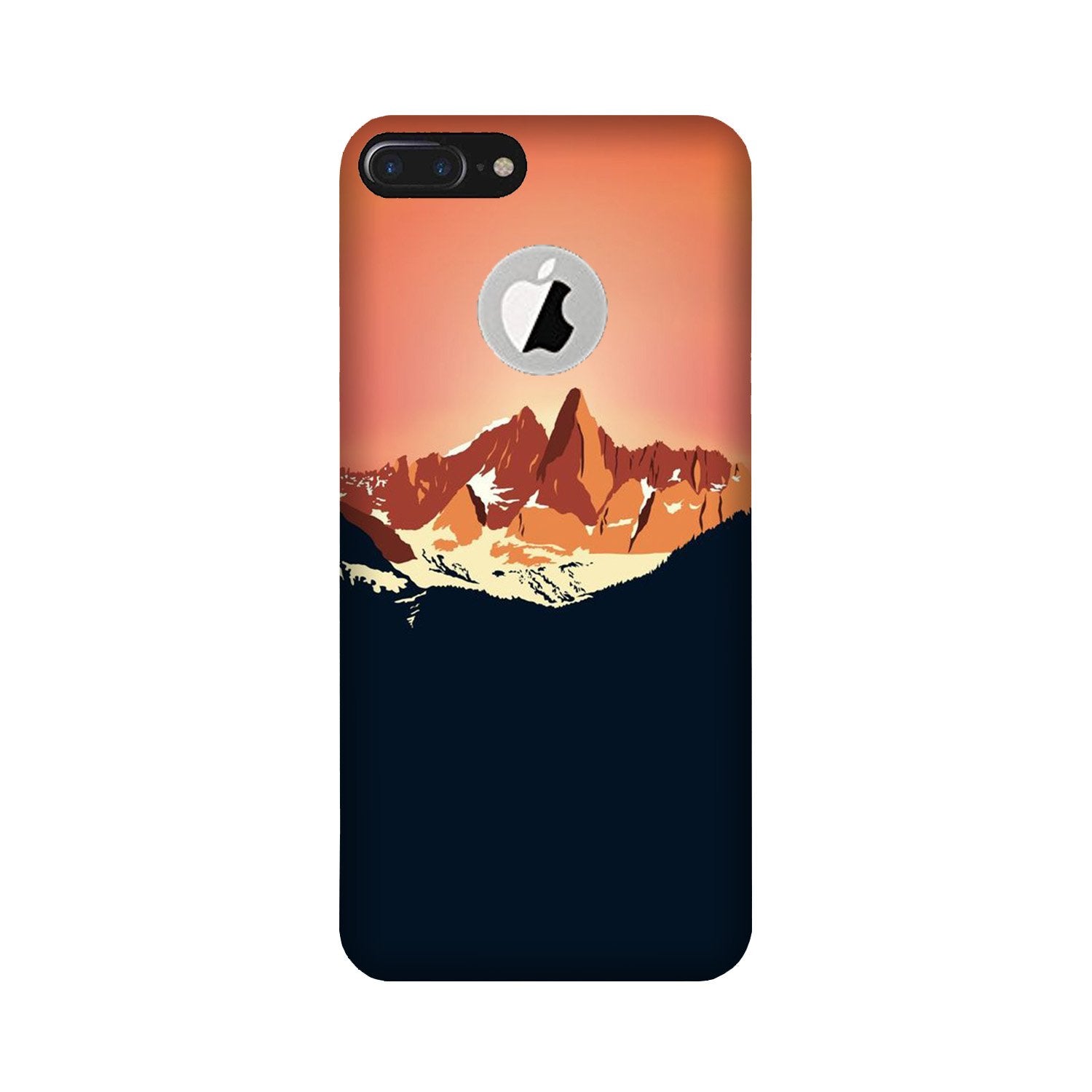 Mountains Case for iPhone 7 Plus logo cut (Design No. 227)