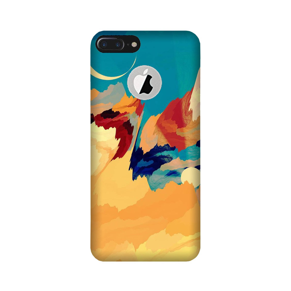 Modern Art Case for iPhone 7 Plus logo cut (Design No. 236)