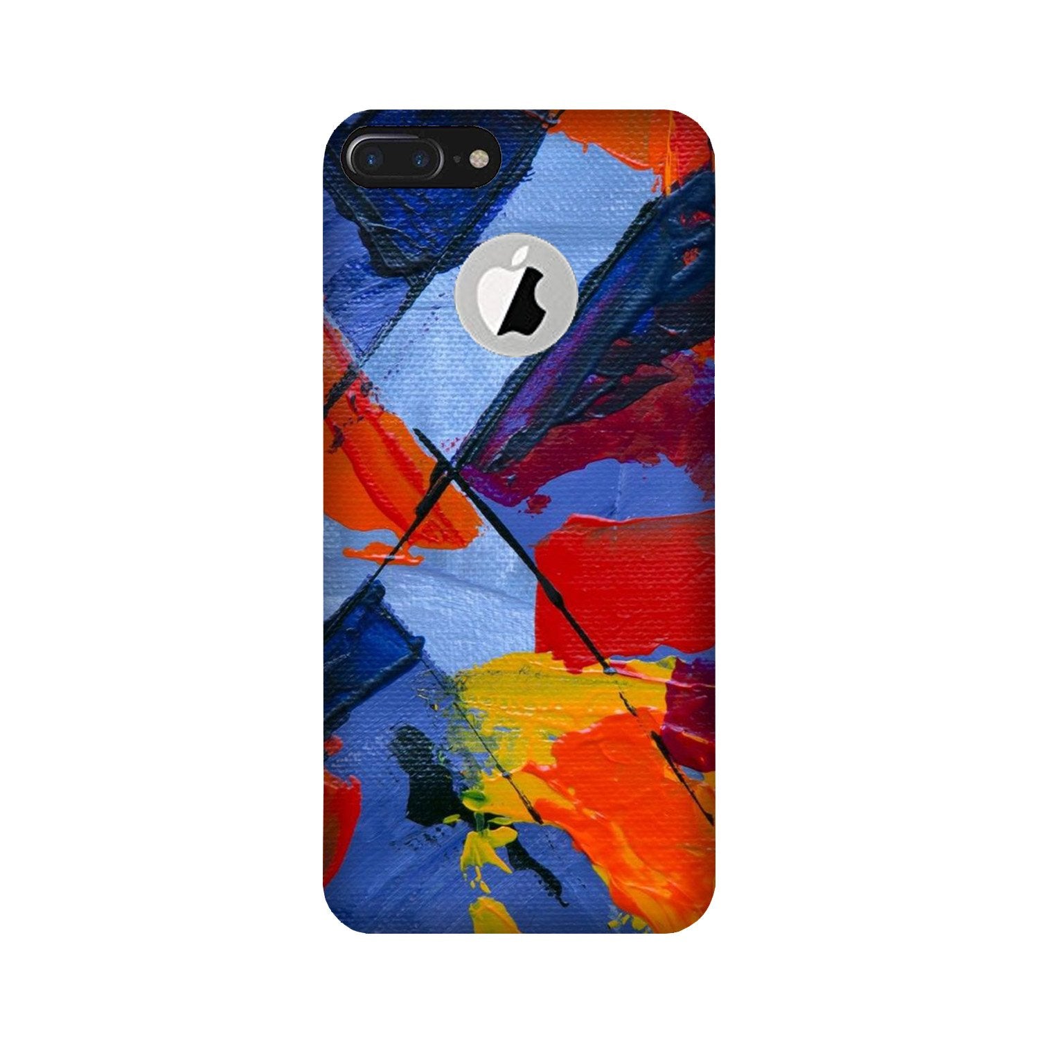 Modern Art Case for iPhone 7 Plus logo cut (Design No. 240)