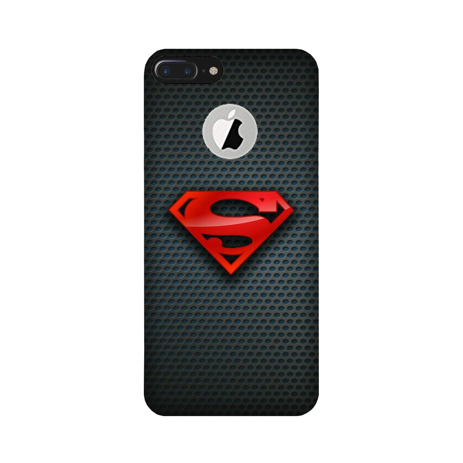 Superman Case for iPhone 7 Plus logo cut (Design No. 247)