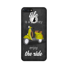 Life is a Journey Mobile Back Case for iPhone 7 Plus logo cut (Design - 261)