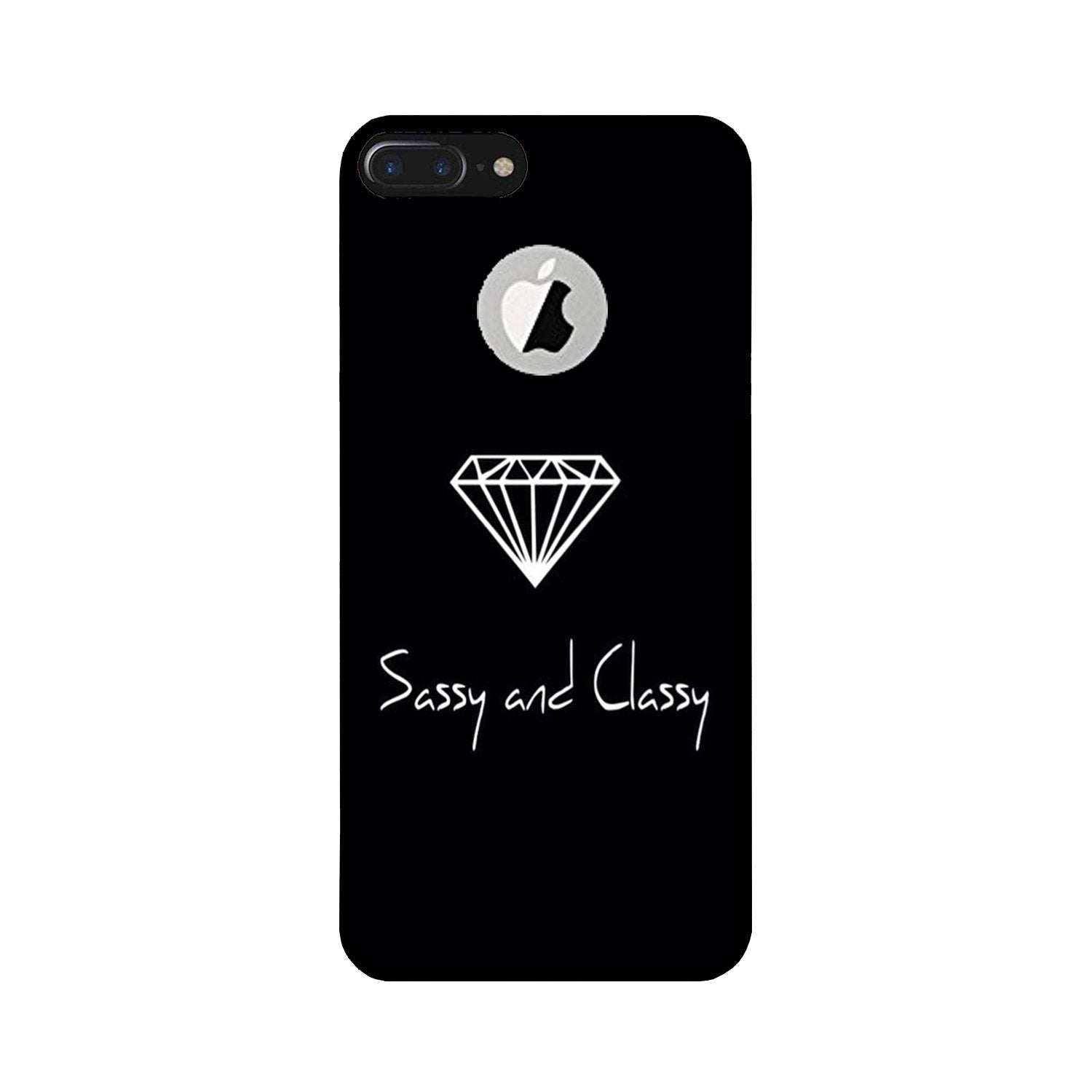 Sassy and Classy Case for iPhone 7 Plus logo cut (Design No. 264)