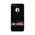 Like a Girl Boss Case for iPhone 7 Plus logo cut (Design No. 265)