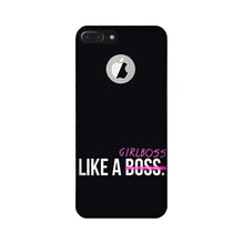 Like a Girl Boss Mobile Back Case for iPhone 7 Plus logo cut (Design - 265)