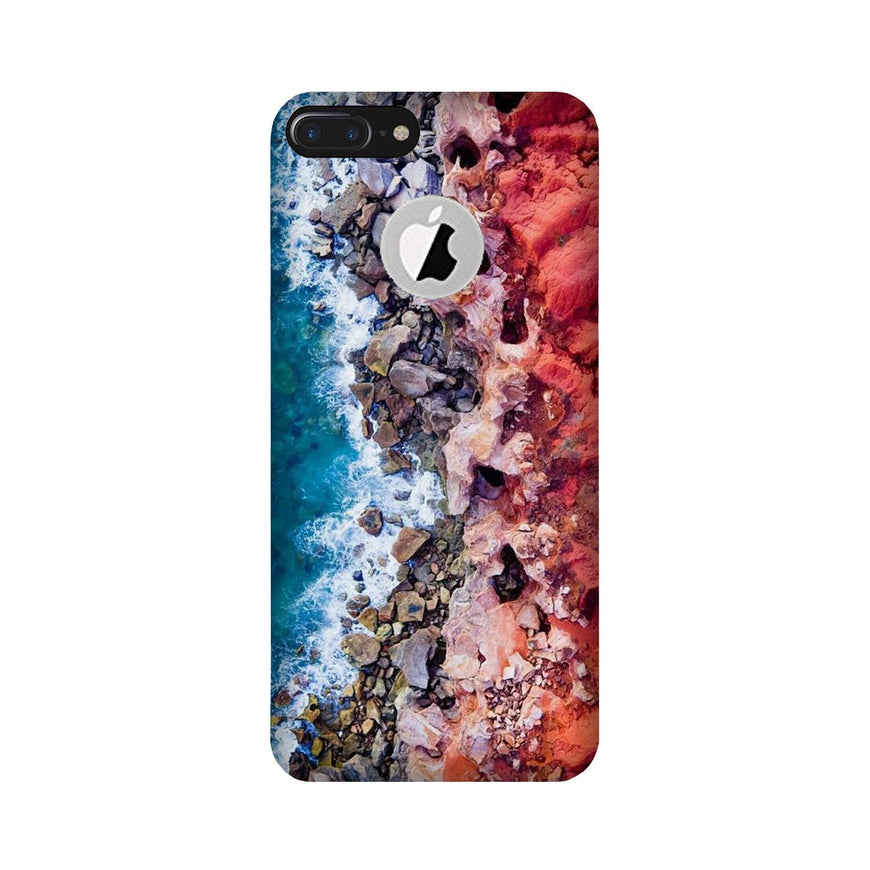 Sea Shore Case for iPhone 7 Plus logo cut (Design No. 273)
