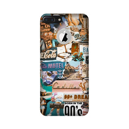 Vintage Design Case for iPhone 7 Plus logo cut (Design No. 284)