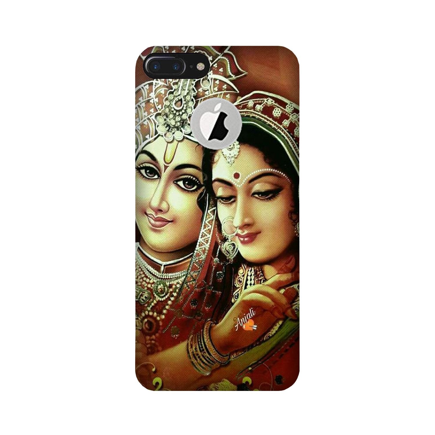 Radha Krishna Case for iPhone 7 Plus logo cut (Design No. 289)