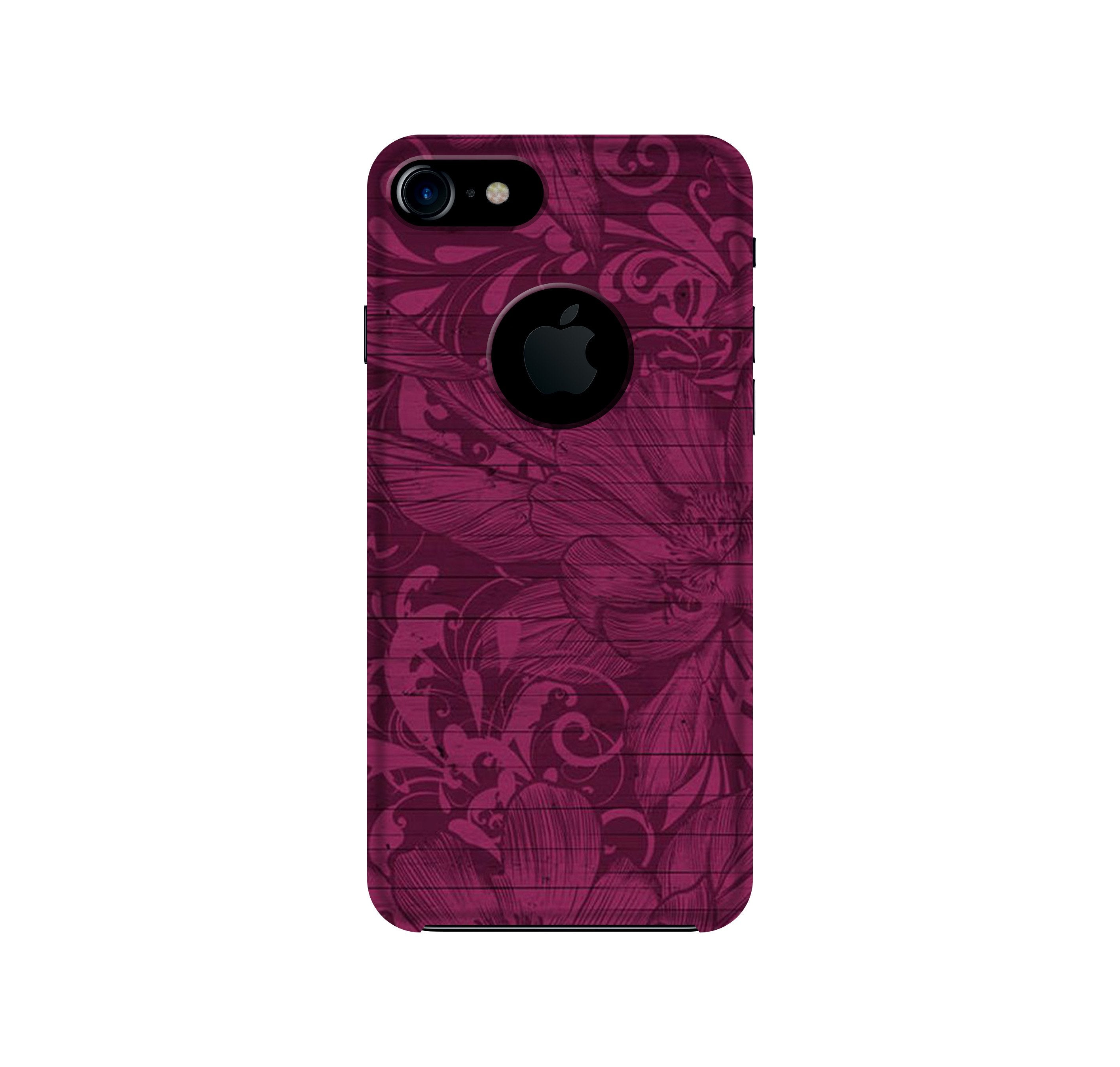 Purple Backround Case for iPhone 7 logo cut