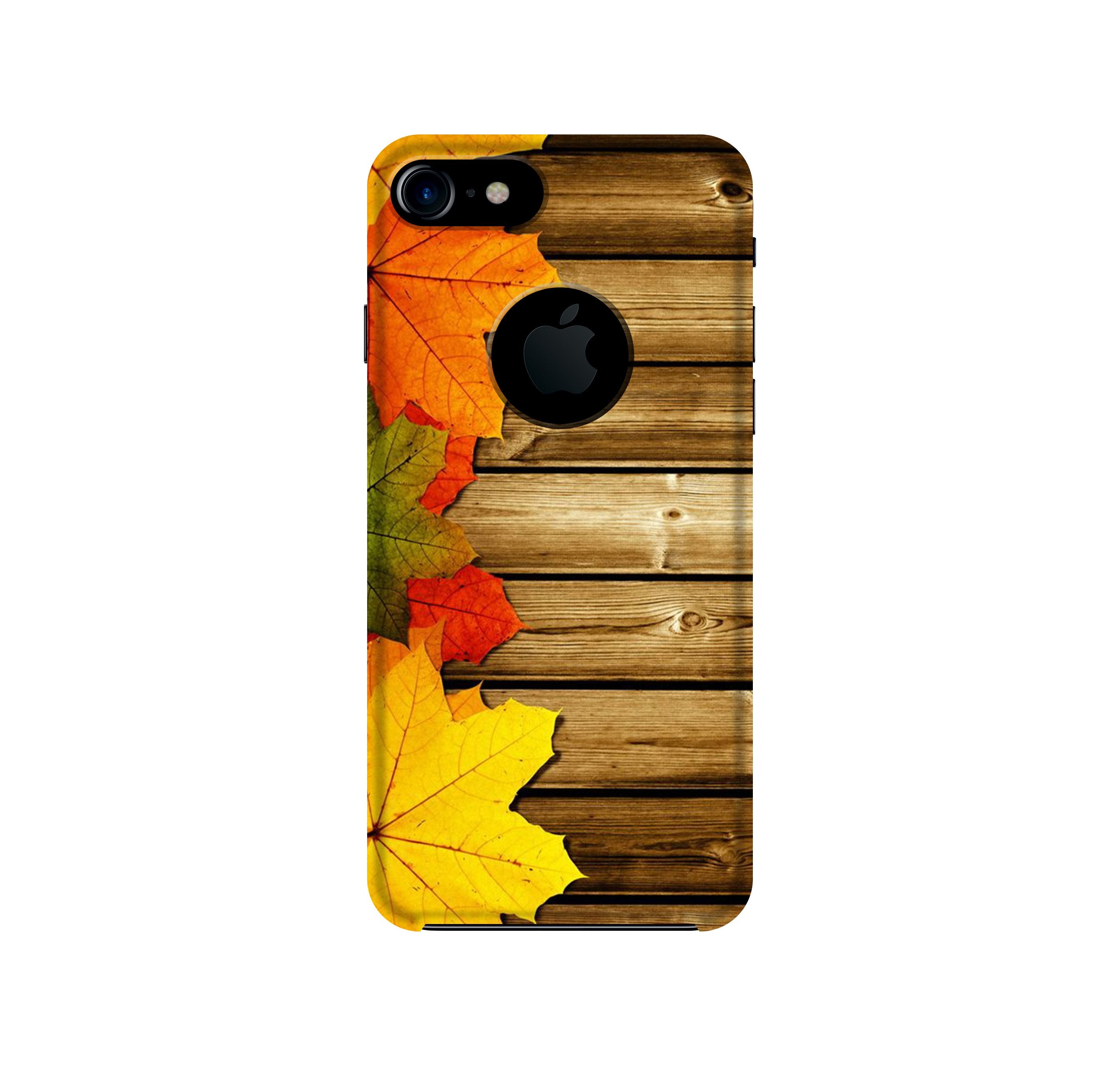 Wooden look3 Case for iPhone 7 logo cut