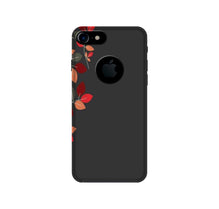 Grey Background Mobile Back Case for iPhone 7 logo cut (Design - 71)