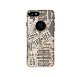 Travel Case for iPhone 7 logo cut(Design - 104)