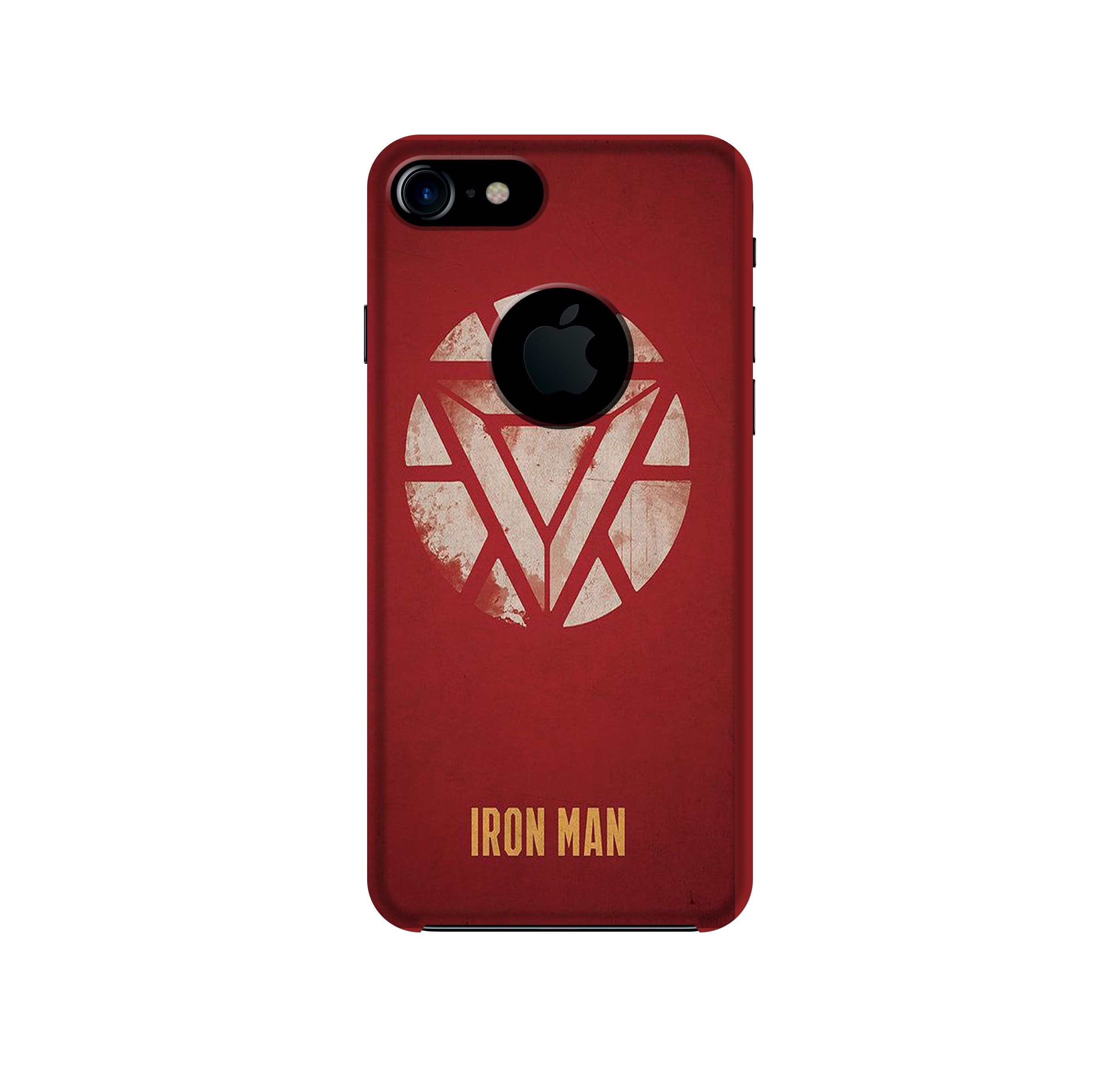 Iron Man Superhero Case for iPhone 7 logo cut  (Design - 115)