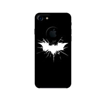 Batman Superhero Mobile Back Case for iPhone 7 logo cut  (Design - 119)
