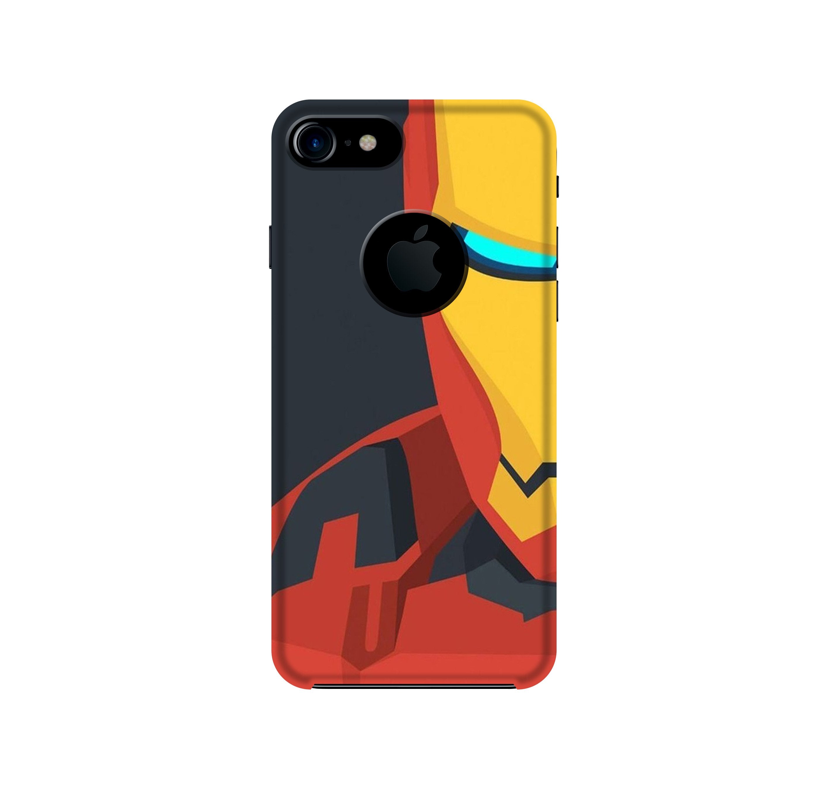 Iron Man Superhero Case for iPhone 7 logo cut(Design - 120)