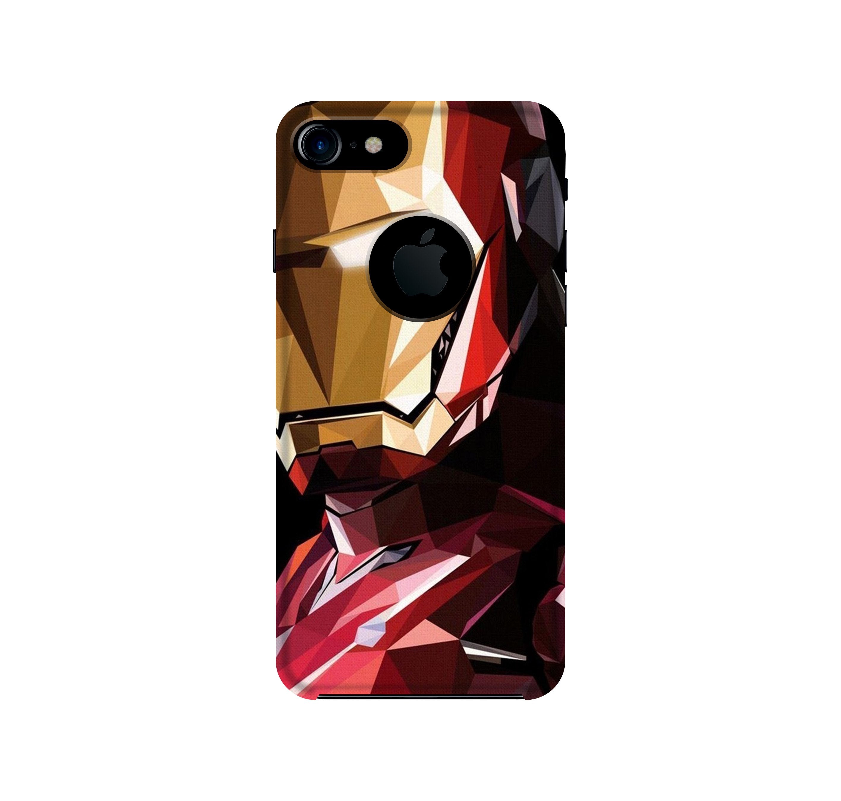 Iron Man Superhero Case for iPhone 7 logo cut  (Design - 122)
