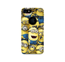 Minions Mobile Back Case for iPhone 7 logo cut  (Design - 127)