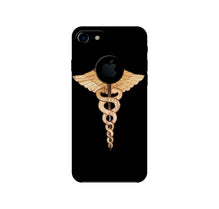 Doctor Logo Mobile Back Case for iPhone 7 logo cut  (Design - 134)