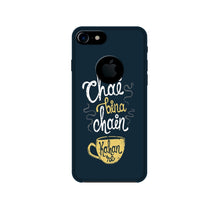 Chai Bina Chain Kahan Mobile Back Case for iPhone 7 logo cut  (Design - 144)