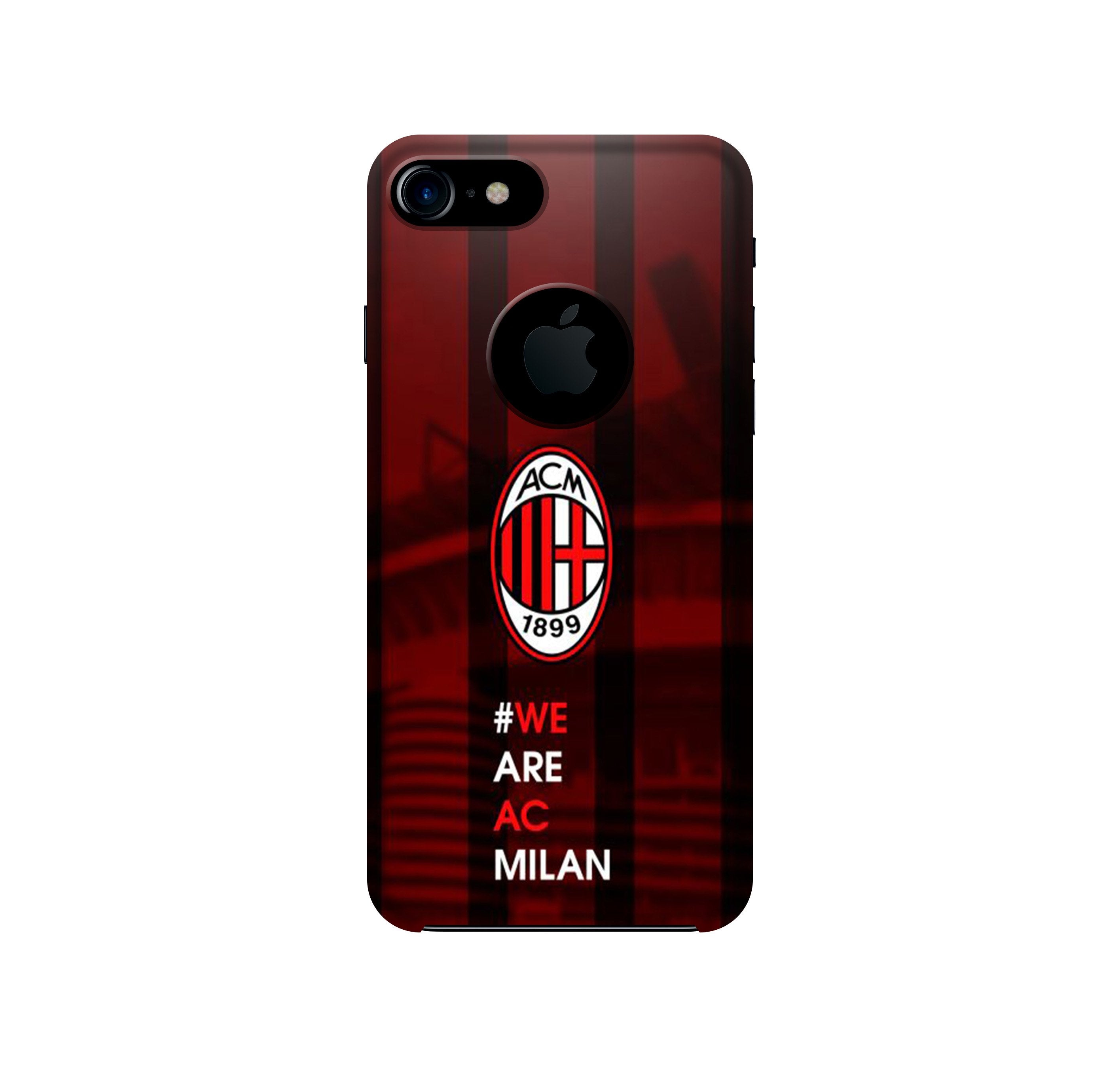 AC Milan Case for iPhone 7 logo cut(Design - 155)