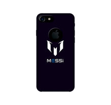Messi Mobile Back Case for iPhone 7 logo cut  (Design - 158)