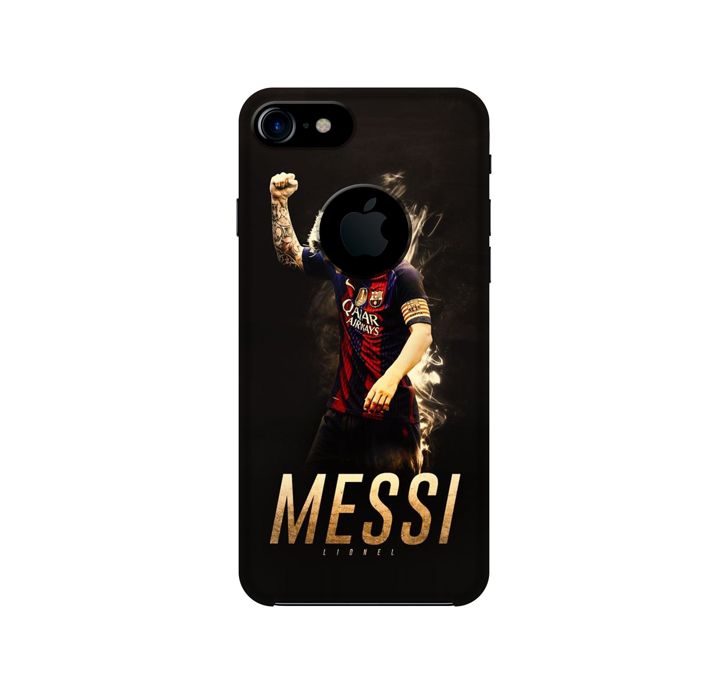 Messi Case for iPhone 7 logo cut  (Design - 163)