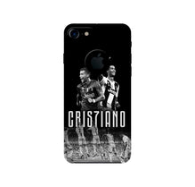 Cristiano Mobile Back Case for iPhone 7 logo cut  (Design - 165)