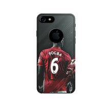 Pogba Mobile Back Case for iPhone 7 logo cut  (Design - 167)