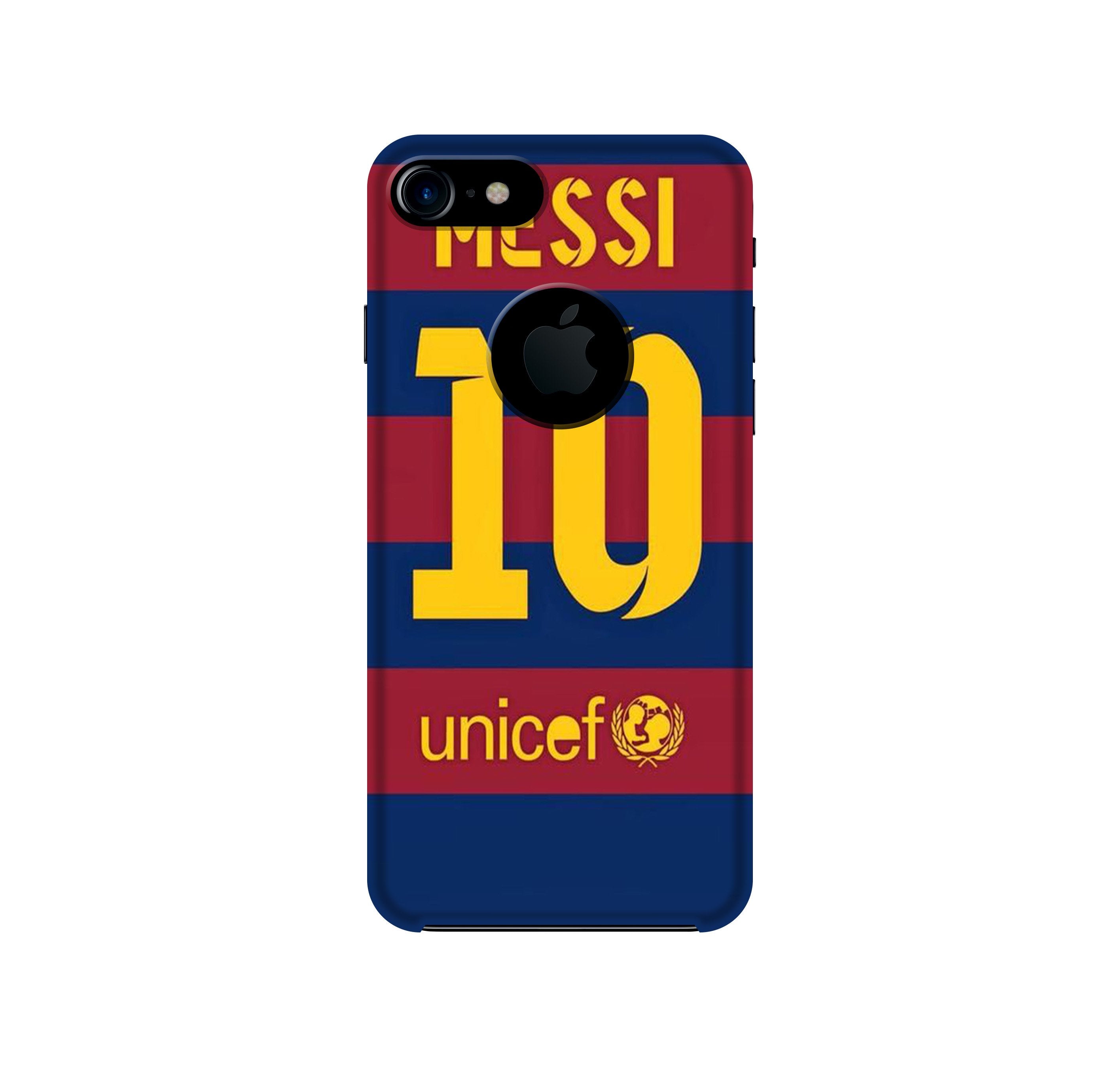 Messi Case for iPhone 7 logo cut  (Design - 172)