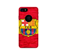 FCB Football Mobile Back Case for iPhone 7 logo cut  (Design - 174)