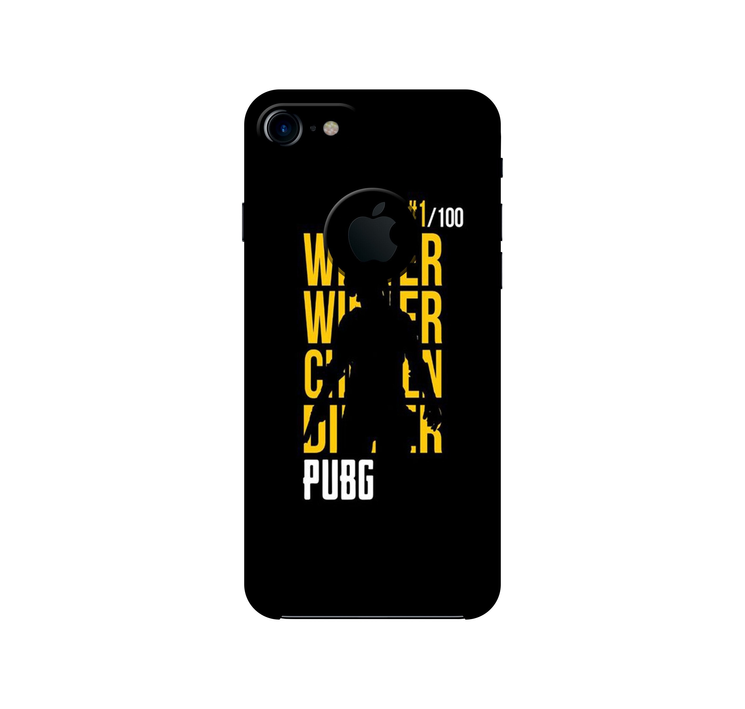 Pubg Winner Winner Case for iPhone 7 logo cut(Design - 177)