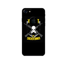 Winner Winner Chicken Dinner Mobile Back Case for iPhone 7 logo cut  (Design - 178)
