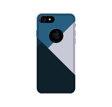 Blue Shades Mobile Back Case for iPhone 7 logo cut (Design - 188)