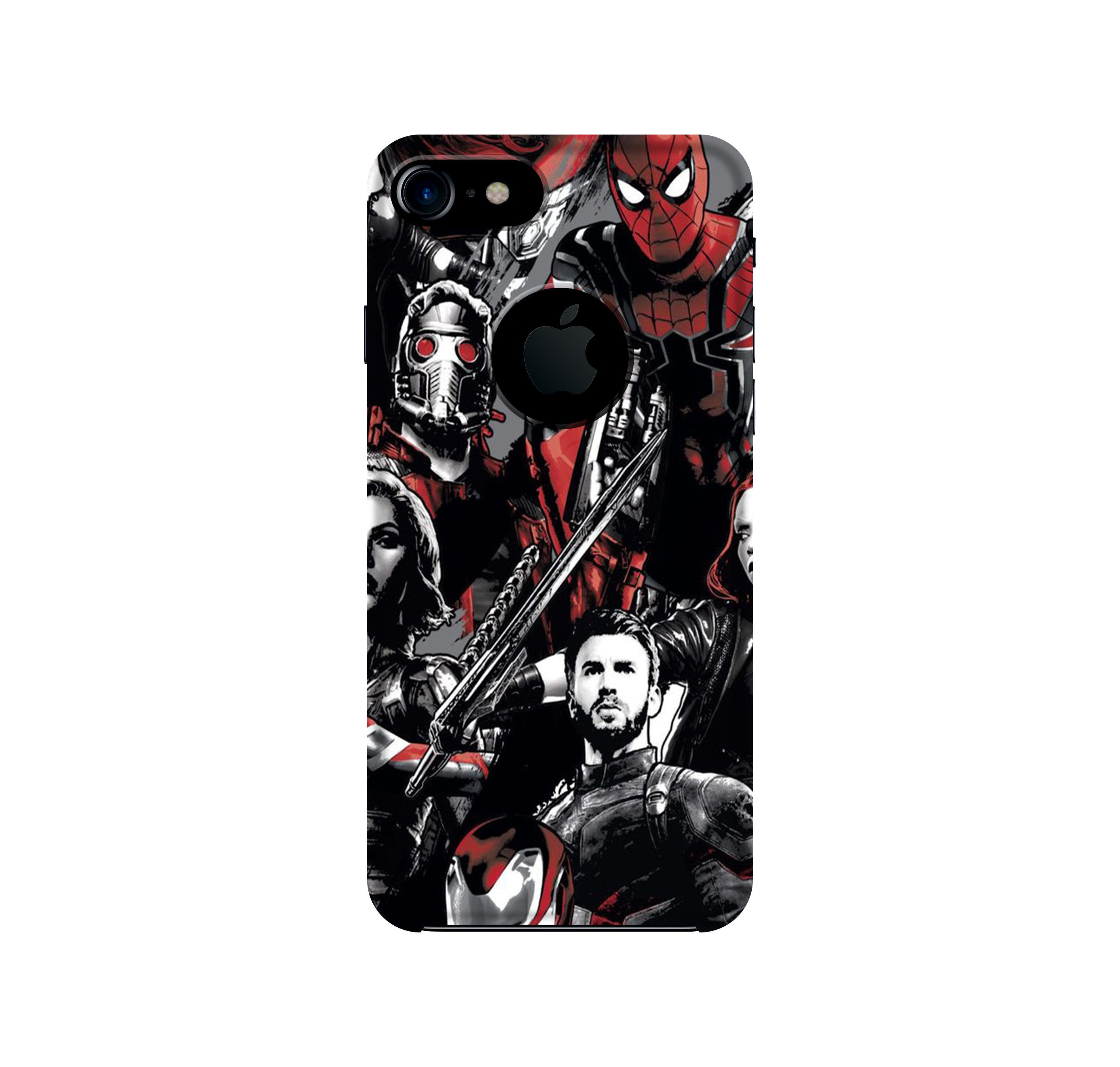 Avengers Case for iPhone 7 logo cut (Design - 190)