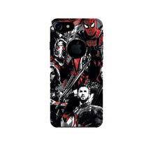 Avengers Mobile Back Case for iPhone 7 logo cut (Design - 190)