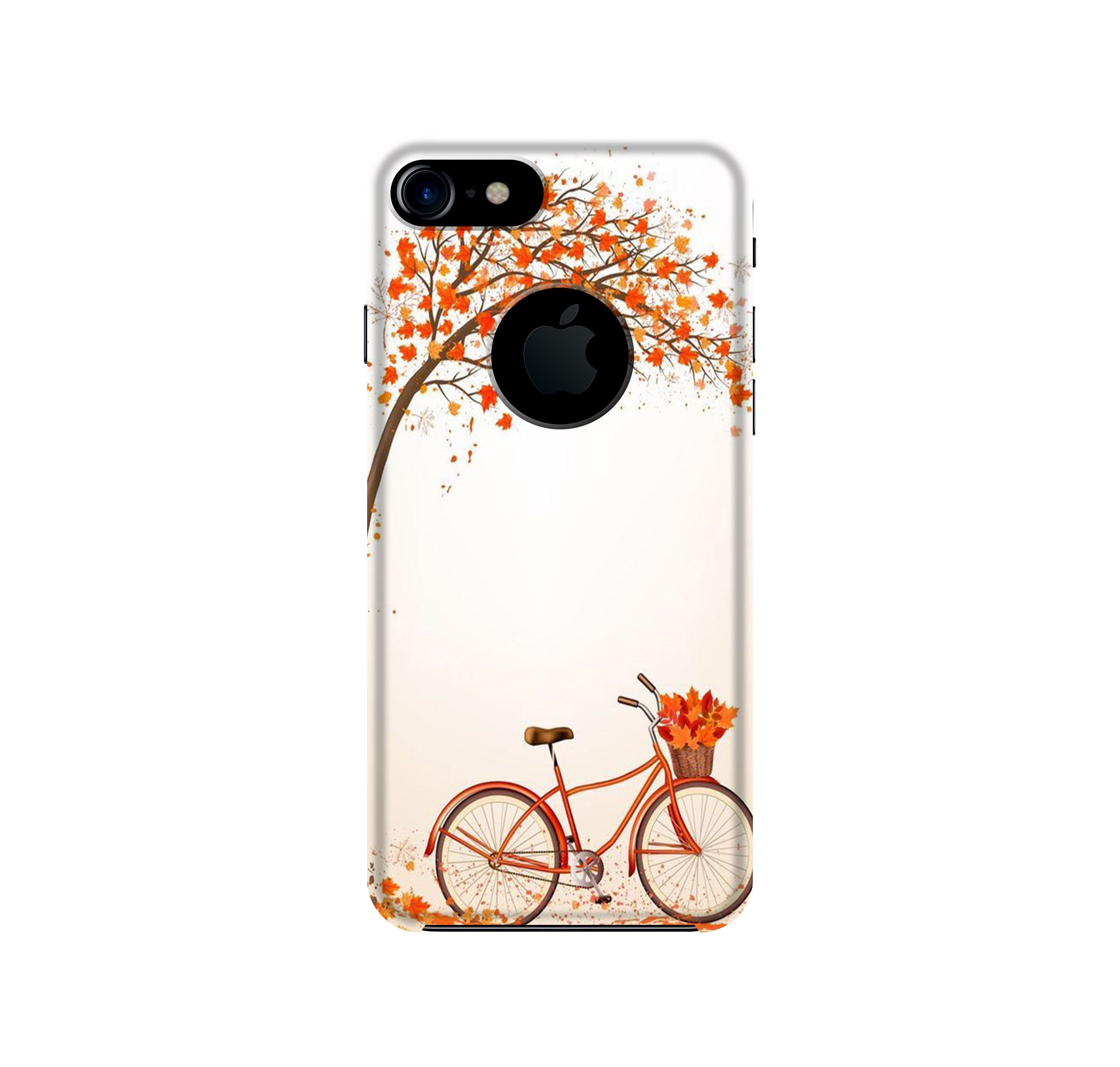 Bicycle Case for iPhone 7 logo cut (Design - 192)