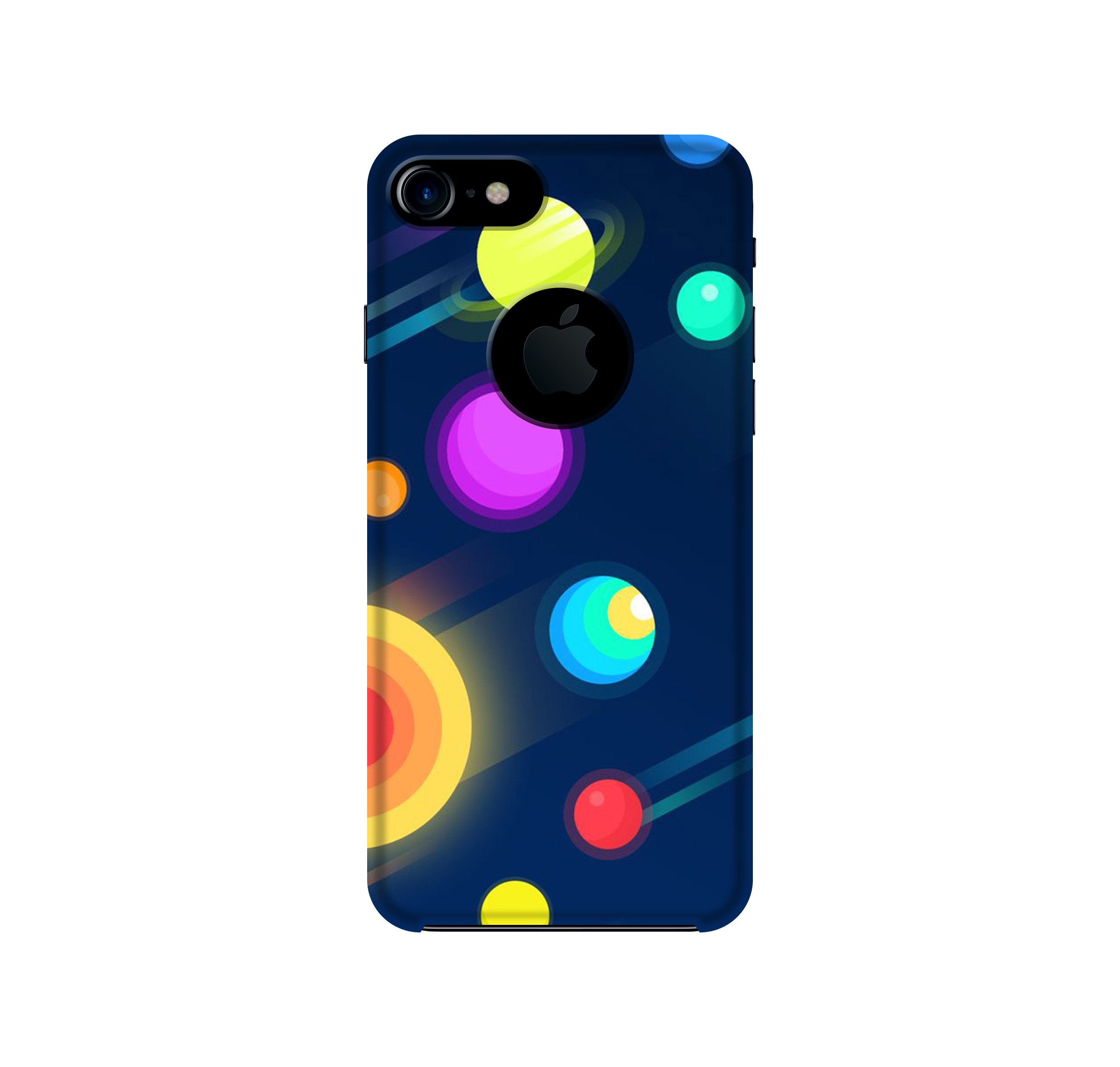 Solar Planet Case for iPhone 7 logo cut (Design - 197)