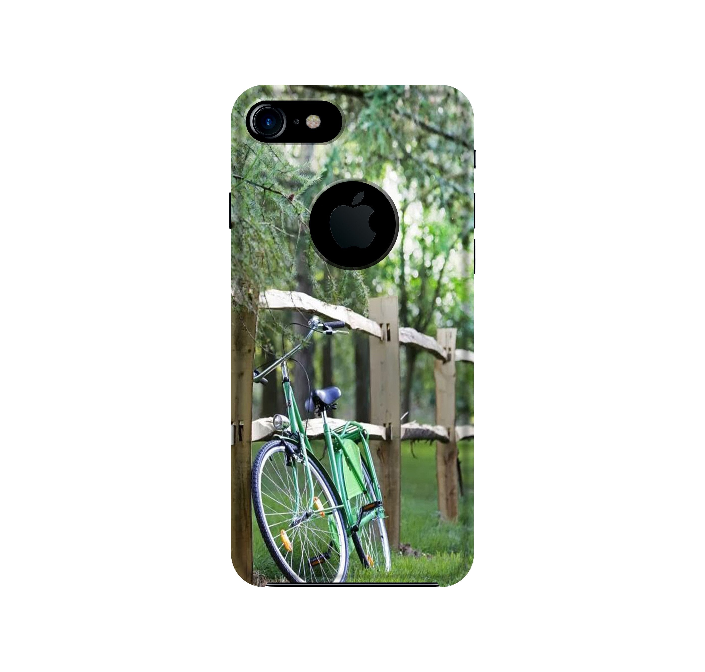 Bicycle Case for iPhone 7 logo cut (Design No. 208)